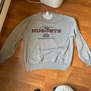 Vintage Denver Nuggets Gray Sweater